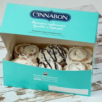 СиннаПак 6 булочек ассорти в Cinnabon по цене 2025 ₽