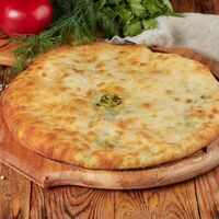 Хачапури с сыром и шпинатом в Баже