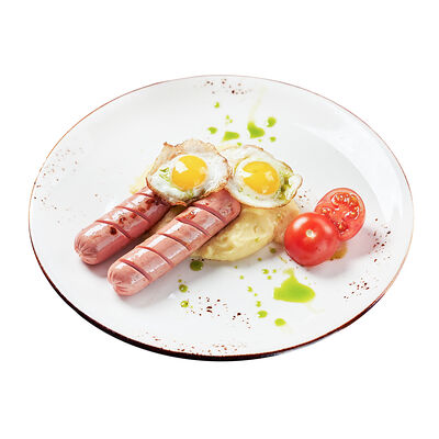 Пюре с сосисками в ИТЛЕ Стейк-кафе Halal по цене 350