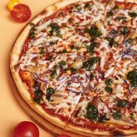 Пицца с копченой барабулей в Лимончини