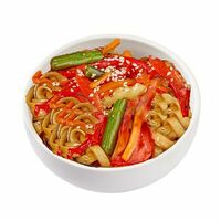 Удон с овощами в Базаролл