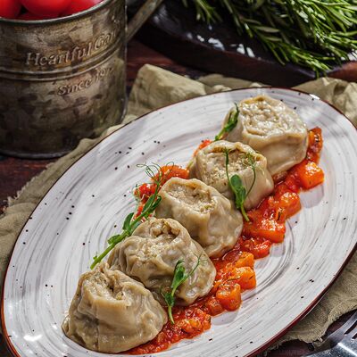 Ханум с брокколи в Пельмения по цене 578 ₽