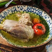 Мясо ягненка в бульоне Соютма в Халиф