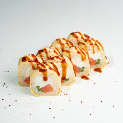 32.Большой тамаго с копчёным лососем (8 шт) в ЁБИСАН по цене 899 ₽