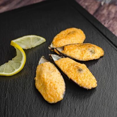 Запеченные Мидии Гигант с Сырным Соусом в Суши фуд по цене 493 ₽