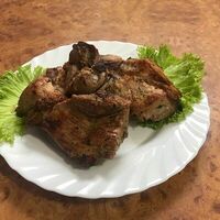 Шашлык Свиная мякоть в Кавказская кухня по домашнему