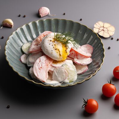 Салат Овощной с яйцом пашот в Активити парк по цене 340 ₽