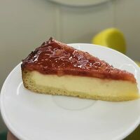 Чизкейк с клубникой в Компот