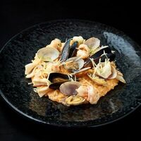 Ризотто с морепродуктами в Сохо