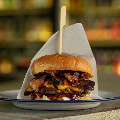 Техасский бургер в Top Hop по цене 1185 ₽