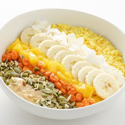 Пшённая каша с тыквой, манго и облепихой в Nothing Fancy по цене 850 ₽