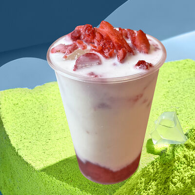 Клубничный латте в CHICKO - ВКУС КОРЕИ по цене 295 ₽