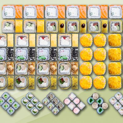 Сотка с хвостиком в Ёлы Роллы по цене 4475 ₽