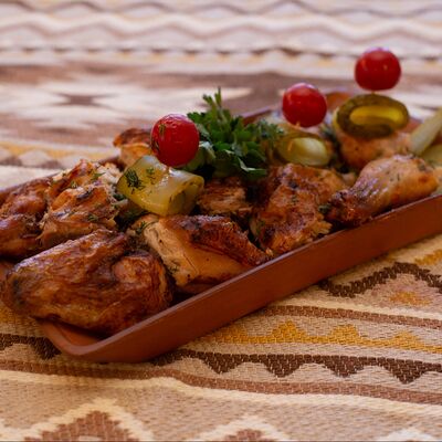 Цыплёнок тапака в Грузинский дом марабда по цене 795 ₽