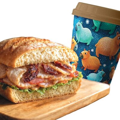 Комбо Чиабатта-гриль и кофе в Кофевара по цене 499 ₽