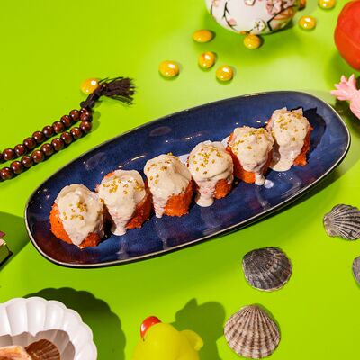 Ролл с гребешком и трюфельным соусом в Сушки на макушке по цене 1560