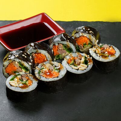  Кимпаб с жареной маринованной говядиной в ТаКима по цене 538 ₽