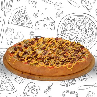 Пицца Чизбургер в Вкусно пицца по цене 849 ₽