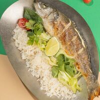 Сибас на гриле в Lars Vegans