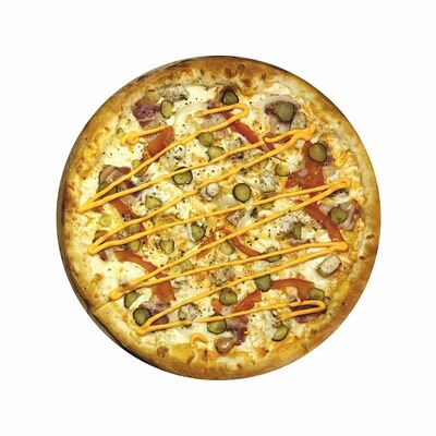 Пицца Чиззи Барбекю 32 см в СЫТЫЙ ГУСЬ по цене 899 ₽