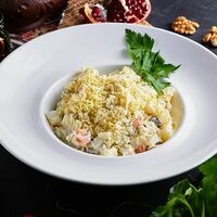 Салат Оливье с цыпленком в Мясо & Хинкали