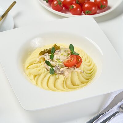 Бефстроганов с картофельным муссом в Prosto кофе & кухня по цене 920 ₽