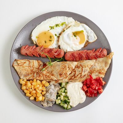 Мясной комбо завтрак в Гуленьки & Блинотека по цене 799 ₽