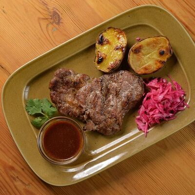 Стейк из свиной шеи в Джорджина по цене 620 ₽