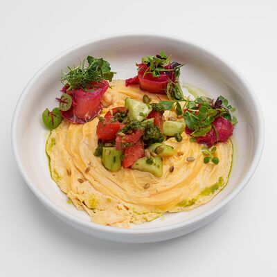 Янд. Омлет с семгой и овощами в NoSugar bakery по цене 975 ₽