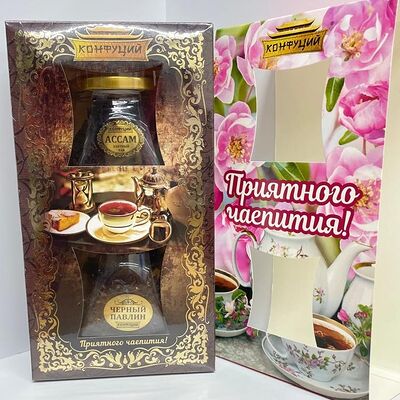 Набор чёрного чая Красная Дюжина в Лакомка по цене 680