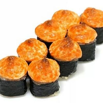 Ролл, запеченный с крабом в Доставка роллы воки пицца Вологда RollX по цене 463 ₽