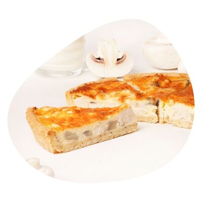 Киш с курицей и грибами в Кофе Рам по цене 350 ₽