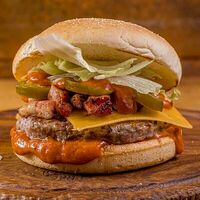 Бургер Техас в The Rocket Bar