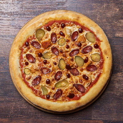 Пицца Охотничья в Secret pizza lab по цене 380 ₽