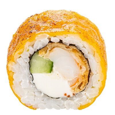 #234 Ролл с чеддером и креветкой в темпуре в GODZILLA по цене 7 р.