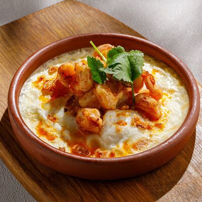 Судак в кеци с креветками в Чайхана Пахвала по цене 1140 ₽