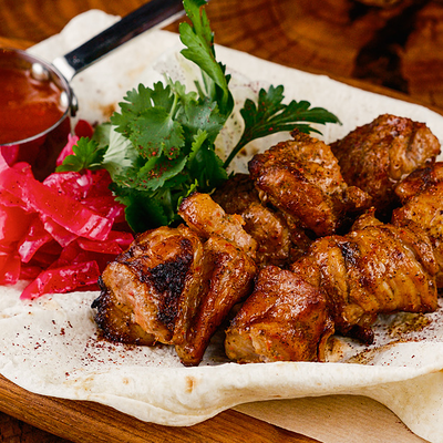 Шашлык из свиной шеи в Съели Сумели по цене 1070 ₽