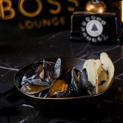 Мидии в сливочном соусе в Boss lounge по цене 850 ₽