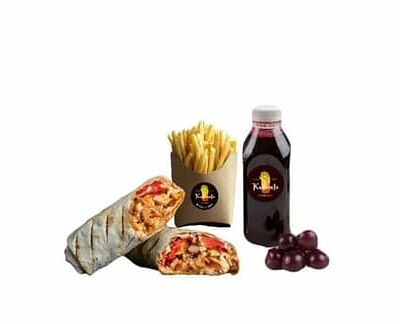 Турецкий комбо в Кебаб в лаваше по цене 419 ₽