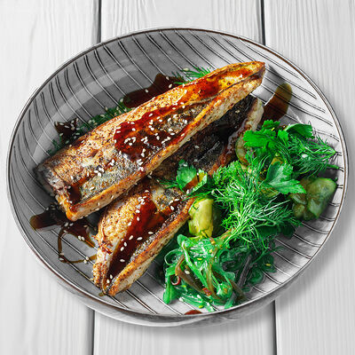 Скумбрия на гриле в Перчини по цене 1030 ₽