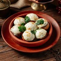 Шампиньоны, запеченные с сыром в Хачапури