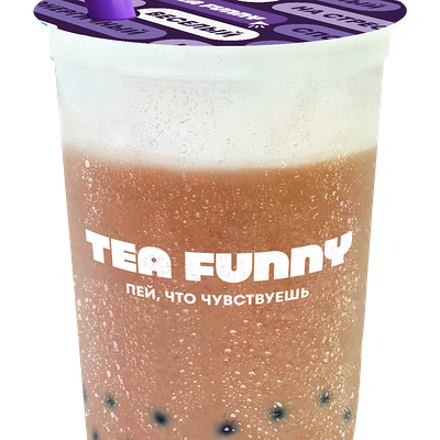S Апельсина Чоколина молочный коктейль S в Tea funny Bubble tea по цене 600 ₽