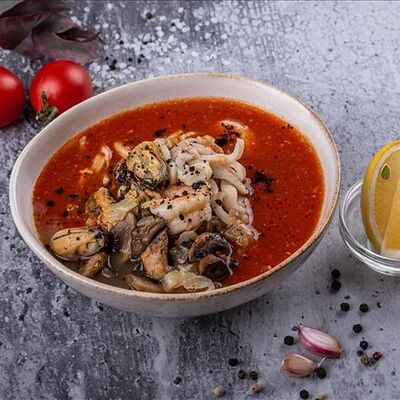 Бурида с морепродуктами в Refettorio по цене 690 ₽