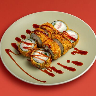 Ролл Деревенский темпура в SushiMe по цене 579 ₽
