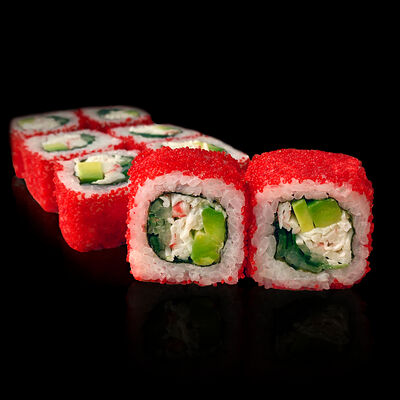 Калифорния со снежным крабом в KAWA SUSHI по цене 335 ₽