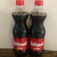 Добрый Cola в У камина вкусный шашлык и не только