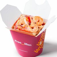 Wok с креветками в Фри мэн