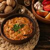 Харчо из курицы с жареным гоми и копченым сулугуни в Хинкали Love по цене 770