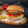 Бургер Медвежий BBQ в Black Bear MoBIL Burger & Shaw по цене 980