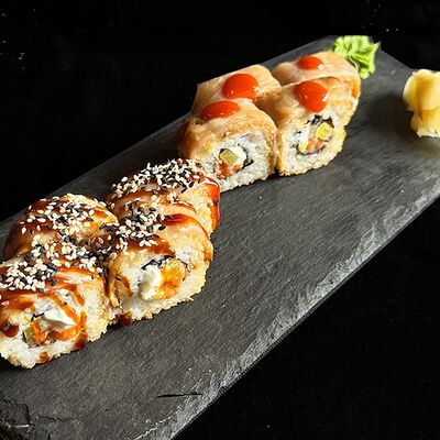 Темпура сом и лосось в Vnori по цене 840 ₽